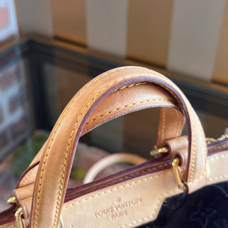 LOUIS VUITTON  Brea PM Amarante Monogram Vernis Satchel Bag