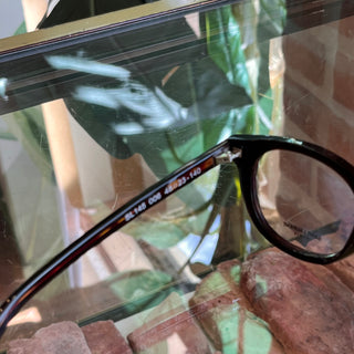 SAINT LAURENT SL145 006 Black Wayfarer Acetate Eyeglasses