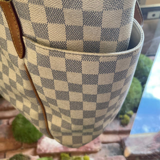 LOUIS VUITTON Totally MM Damier Azur Canvas Tote