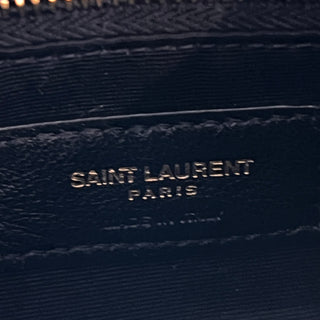 SAINT LAURENT Loulou Puffer Mini Quilted Canvas Shoulder Bag