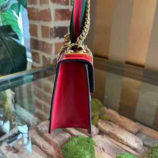 GUCCI Red Sylvie Mini Top Handle