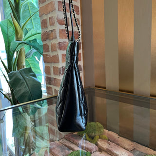 CHANEL Medium 31 Shopping Shiny Quilted Lambskin Tote Bag