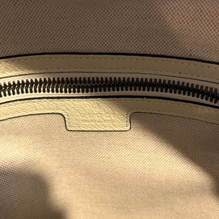 GUCCI Ophidia Small White GG Web Canvas Stripe Backpack