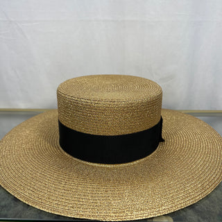 GUCCI Lamé Papier Gold Hat