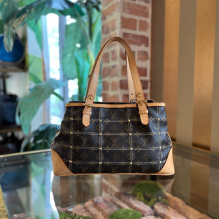 LOUIS VUITTON Riveting Limited Edition Monogram Canvas Shoulder Bag