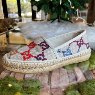 GUCCI Rainbow espadrilles jumbo gg 35.5