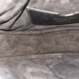 CHRISTIAN DIOR Dior Vibe Small Black Lambskin Cannage Shoulder Bag