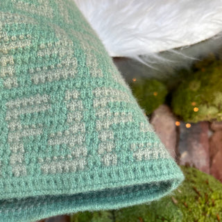 FENDI Shopper Cashmere FF Knit Tote