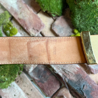 LOUIS VUITTON LV Initiales Monogram Canvas Belt 95/38