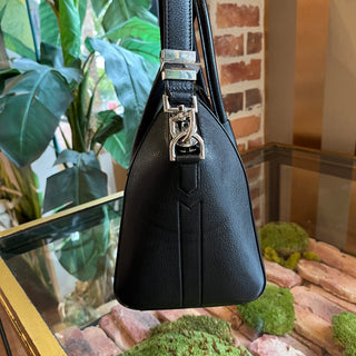 GIVENCHY Antigona Small Black Grained Goatskin Shoulder Bag