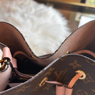 LOUIS VUITTON NeoNoe Damier Ebene Rose Poudre