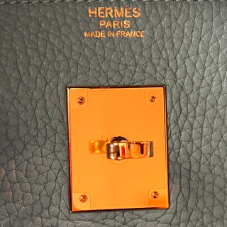 HERMES Bleu Paon Togo Birkin 30