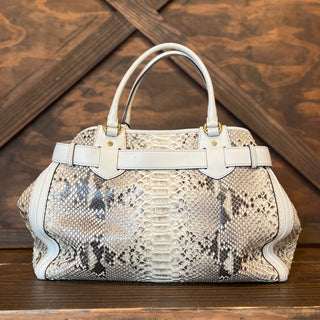 GUCCI Running Large Python GG Tote