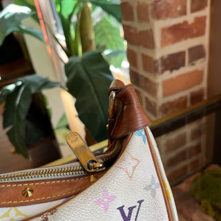 LOUIS VUITTON Boulogne White Monogram Multicolore Shoulder Bag
