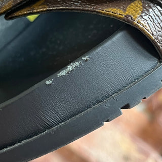 LOUIS VUITTON Bom Dia Flat Comfort Mule Slides SZ 42 (US 12)
