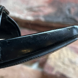 DIOR Quilted Black Patent Leather Heels SZ 38.5 (US 8.5)