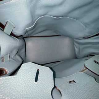 HERMES Bleu Paon Togo Birkin 30