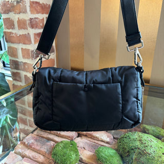 PRADA Puffer Tessuto Flap Crossbody