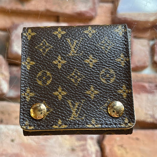 LOUIS VUITTON Small LV Monogram Folding Jewelry Case SM0074 3