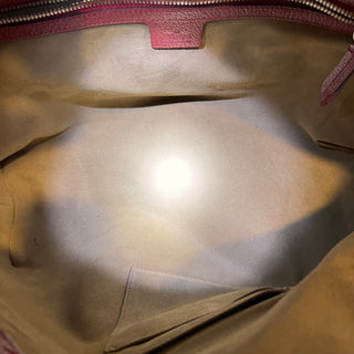 GUCCI GG Supreme Tian Red Coated Canvas Tote