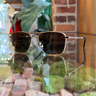 MATSUDA M3135 Brushed Gold Titanium Pilot Sunglasses