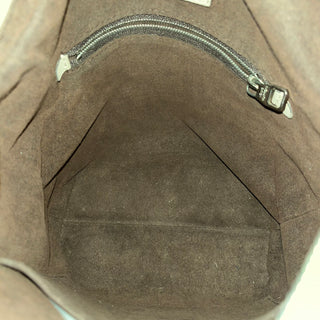 LOUIS VUITTON Babylone Chain BB Galet Monogram Mahina Leather Tote Bag