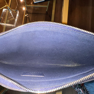 LOUIS VUITTON Navy Epi Leather Neverfull MM