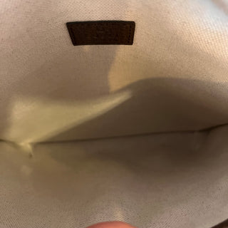 GUCCI Neo Vintage Medium GG Supreme Monogram Web Flap Crossbody