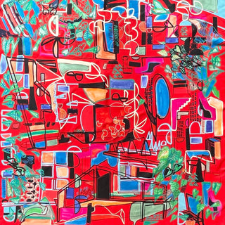 HERMES Modernisme Tropical Silk Scarf