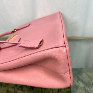 PRADA Saffiano Lux Small Pink Tote