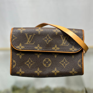 LOUIS VUITTON Pochette Florentine Brown Monogram Belt Bag