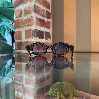 GIVENCHY GV40091I Tortiose Shell Acetate Oval Sunglasses