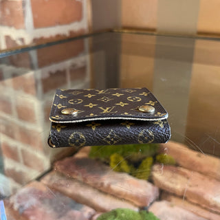 LOUIS VUITTON Small LV Monogram Folding Jewelry Case SM0074