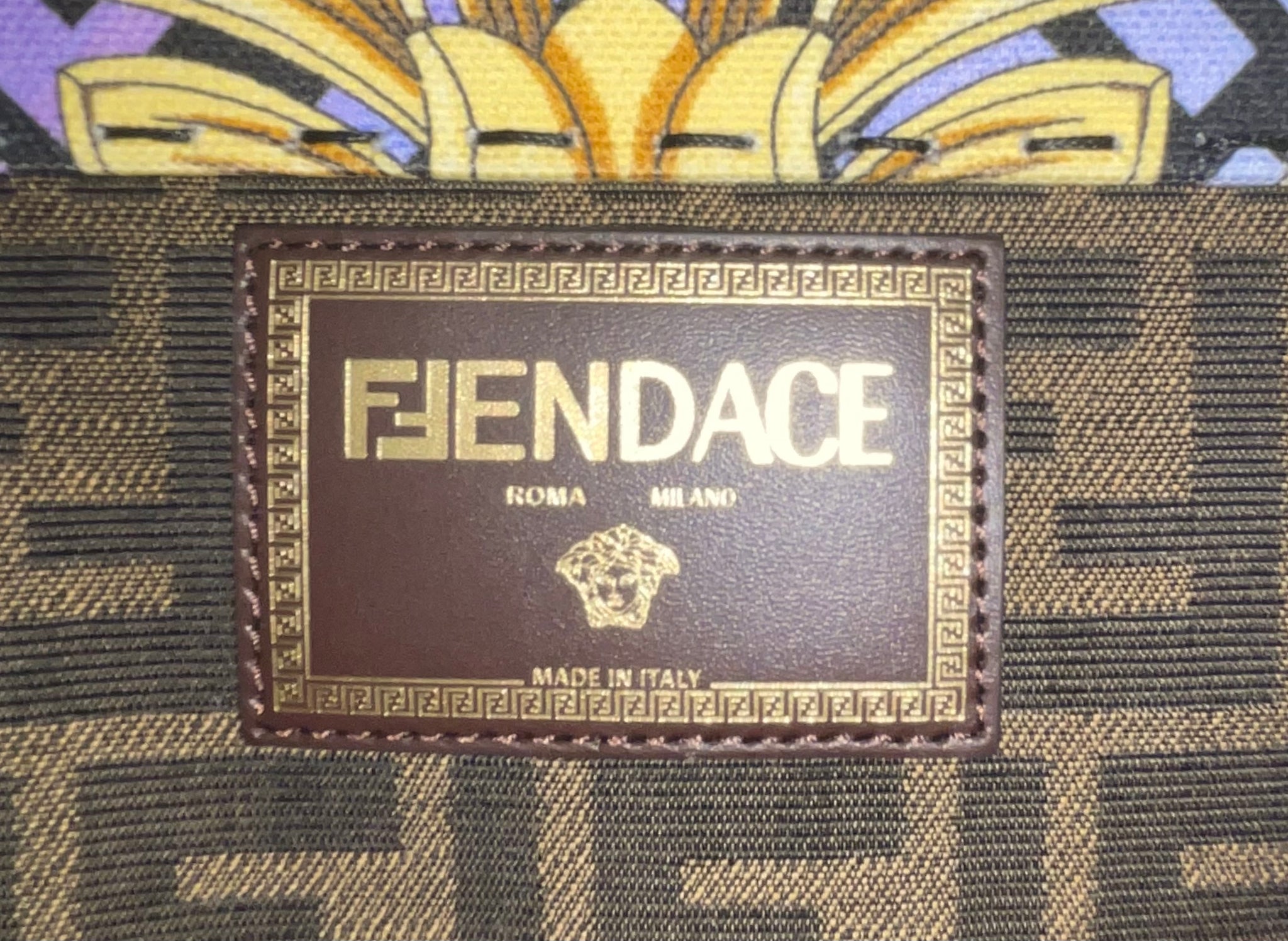 FENDI X VERSACE Fendace Tote - The Purse Ladies