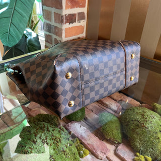 LOUIS VUITTON Caissa Damier Ebene Canvas Hobo Bag
