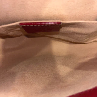 GUCCI GG Marmont Diagonal Quilted GG Canvas Flap Crossbody Bag