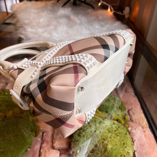 BURBERRY Rachel Small Studded Super Nova Tote Bag