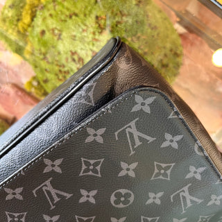 LOUIS VUITTON District MM Black Monogram Eclipse Canvas Crossbody Bag