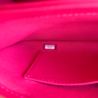 CHANEL Pink Quilted Lambskin Leather Medium Trendy CC Top Handle