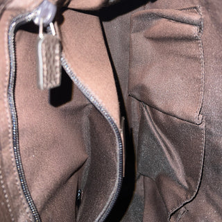 Gucci Monogram Flap Messenger Bag