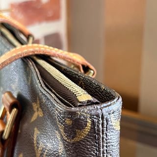 LOUIS VUITTON Piano Brown Monogram Canvas Tote Bag