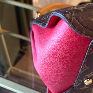 LOUIS VUITTON Gaia Cerise Monogram Canvas Hobo Bag