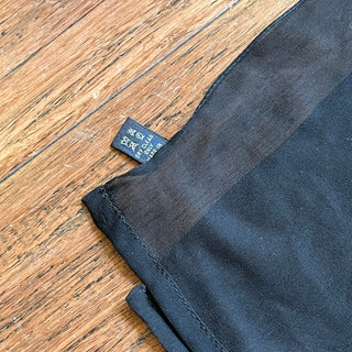 BURBERRY London Black Sheer Silk Shawl