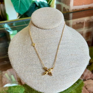 LOUIS VUITTON Louisette Gold-Tone Metal Necklace