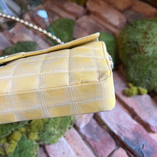 CHANEL Travel Line Yellow East West Nylon Shoulder Bag