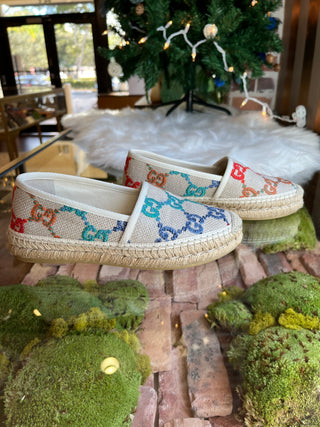 GUCCI Rainbow espadrilles jumbo gg 35.5