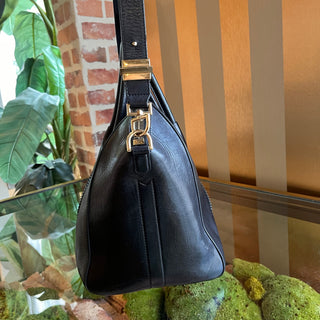 GIVENCHY Antigona Medium Black Leather Zippered Tote Bag