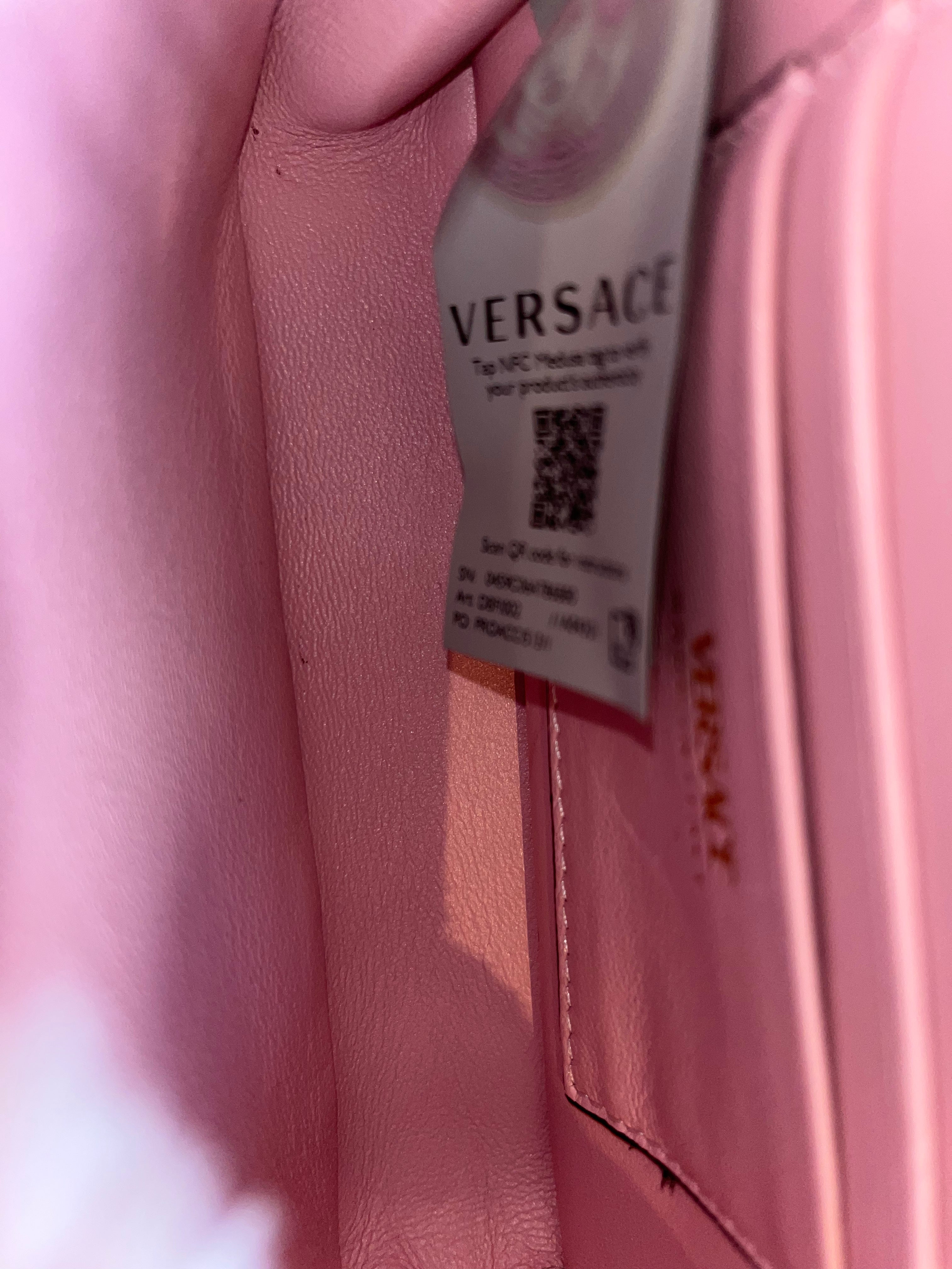 Versace Virtus Quilted Faux Fur Crossbody Bag - Farfetch