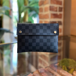 LOUIS VUITTON Alpha Pochette Damier Graphite Canvas Bag