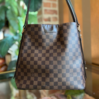 LOUIS VUITTON Rivington GM Damier Ebene Canvas Cabas Tote Bag